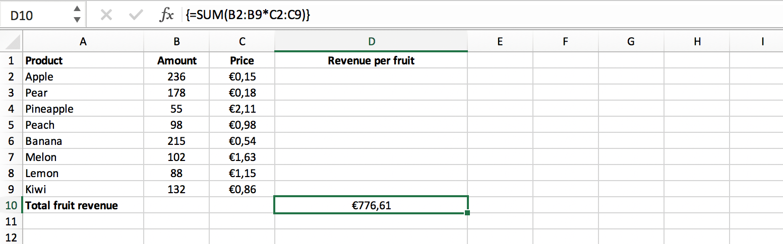 why press ctrl shift enter in excel